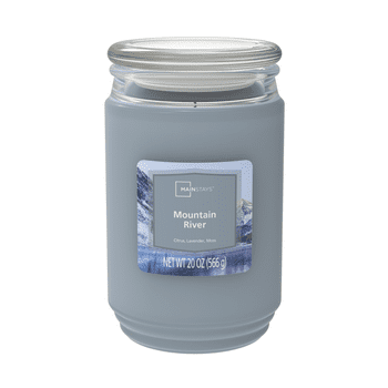 Mainstays ain River Single-Wick Glass Jar Candle, 20 oz.