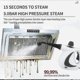 thumbnail image 2 of Pressurized Steam Cleaner for Home Handheld Pressurized Handheld Steam Cleaner for Couch Clothes Car 26s, 2 of 5