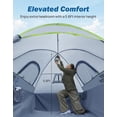 thumbnail image 5 of JOYTUTUS Portable Pickup Truck Tent with Rainfly 6.0ft, Waterproof PU2000mm Double Layer for 2 Person,  - Green, Fiberglass Pole, 5 of 9