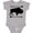 AC-Heather Grey, variant on Inktastic Buffalo Cute Animal Western Boys or Girls Baby Bodysuit