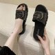 thumbnail image 3 of Sandalias casuales antideslizantes resistentes al desgaste con suela suave para exteriores a juego de moda de verano para mujer, 3 of 4