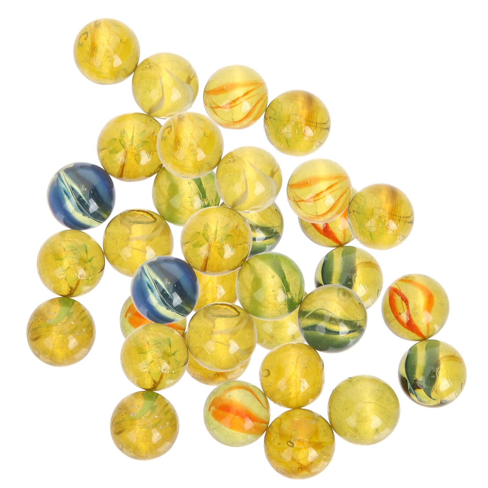 Regal Games Glass Marbles - Yellow Turtle