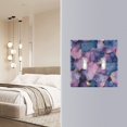 thumbnail image 4 of Yayeee Toggle Light Switch Wall Plate 3-Gang 6.37"x4.48" Decorative Outlet Cover, Watercolor Pink Marble Pattern, 4 of 7