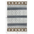 thumbnail image 3 of Casavani Brown Hand Block Printed Square Cotton Area Rugs for Bedroom and Living Room, Ourdoor Patio Rug 10x10 feet, 3 of 7