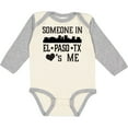 thumbnail image 3 of Inktastic El Paso Texas Someone Loves Me Skyline Boys or Girls Long Sleeve Baby Bodysuit, 3 of 5