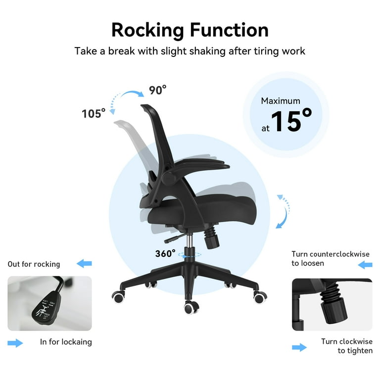 Hbada Home Office Chair, Ergonomic Desk Chair with Adjustable