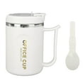 thumbnail image 2 of 500ml Insulated Stainless Steel Coffee Mug With Leak Proof Lid, Spoon Included, Double Layer Insulation For Hot Or Cold Drinks On The Go, 2 of 8