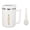 Light Gray, variant on Insulated Stainless Steel Coffee Mug with Handle and Spill Proof Lid, Double Wall Anti Scalding Thermal Cup for Hot Cold Drinks, 16.9 oz / 500 ml