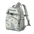 thumbnail image 4 of Small Floral Design Breathable Travel Backpack with Side Pockets, 4 of 5