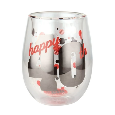 Top Shelf 50th Birthday Wine Glass ; Unique & Thoughtful Gift Ideas for Friends and Family ; Hand Painted Red or White Wine Glass for Mom Grandma and