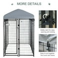 Barara King Dog Kennel,8' x 4' x 6' Dog Playpen Outdoor, Dog Kennel Dog