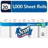 (6 pack) Scott 1000 Toilet Paper, 20 Rolls, 1000 Sheets Per Roll