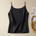 thumbnail image 4 of WHEANG Women's Cotton Linen Sleeveless Tank Top, Lightweight Oversized V Neck Casual Waistcoat, Keeps Cool All-Day Comfort Trendy Daily Outfits Summer Tops for Women(Color Black Size 2XL), 4 of 4