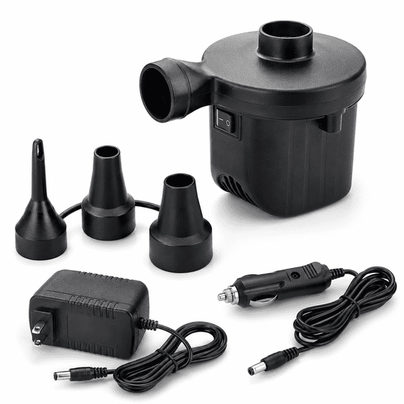Inflatable Bed Pump,Electric Air Pump for Air Mattress Beds,Inflatable Swimming Pools,Swimming Ring.AC110V/DC12V