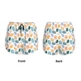 thumbnail image 3 of Honeii Easter eggs print a double-layered women's running short, ideal for gym, tennis, and various activities, complete with a practical pocket-XX-Large, 3 of 7