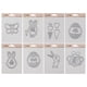thumbnail image 3 of Moldes de decoración de álbumes de fotos de acero al carbono de 8 Uds., Moldes de decoración para álbumes de recortes artesanales DIY Sweethay HA004560-00, 3 of 6