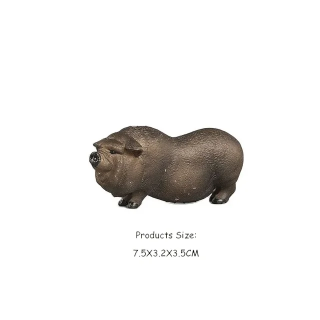 Simulation Pig Figures Boar Sows Piglets Warthog Farm Animals Toy Plastic Models Anime Action Figure Kids Toys for Children Gift
