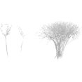 thumbnail image 1 of 50 Stems 16cm Artificial Bouquet Acrylic Bead Drops Spray (White), 1 of 4