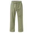 thumbnail image 3 of XIYON Men's Casual Pants Comfortable Stretch Relaxed Breathable Lightweight Soft Fabric Trousers Loose Fit, 3 of 5
