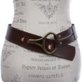 thumbnail image 3 of Womens High Waist Genuine Leather Belt With Hook Closure, 3 of 6