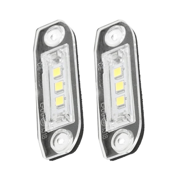 Unique Bargains 2pcs LED License Plate Light Car Number Lamp White Light for Volvo S80 XC90 S40 V60 XC60 S60 V70 C70