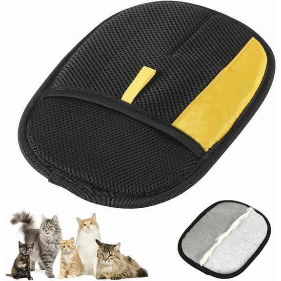 Pet Hair Removal Glove for Cats & Dogs Clearance, Upgraded Five-Finger Electrostatic Pet Hair Glove, Reusable Magic Brush Pet Hair Remover Tool for Laundry, Couch, Carpet, Car Seat