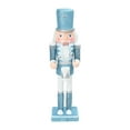 thumbnail image 1 of jifeng Christmas Nutcracker Figurine Christmas Decor Tabletop Handmade Statue Christmas B, 1 of 9