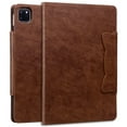 thumbnail image 5 of ELEHOLD for iPad Pro 11 2022/2021/2020/2018/air4 10.9/air5 ,Premium PU Leather Card Slot Folio Stand Cover, Auto Wake/Sleep,Multiple Viewing Angles Magnetic Smart Shockproof Protective Cover,Brown, 5 of 6