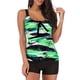 thumbnail image 2 of Sonducket 2 unids/set traje de baño dividido para niñas tomando el sol poliéster Sexy correa para el hombro traje de baño señora ropa de playa ropa Traje de baño Verde XXL Sonducket OD001307-10, 2 of 5