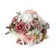 thumbnail image 5 of Ramo de novia de boda Flores artificiales Novia romántica sosteniendo flores Boda Rosa oscuro, 5 of 9