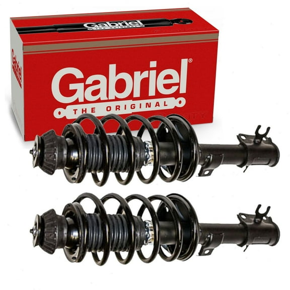 2 pc Gabriel G57130 ReadyMount Suspension Strut & Coil Springs for Assembly Shock Shocks Struts Fits select: 2004-2011 CHEVROLET AVEO, 2009 PONTIAC G3 WAVE