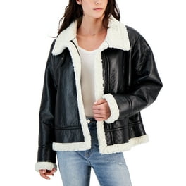 Iman leather moto jacket deals