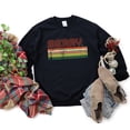 thumbnail image 3 of Retro Merry Stripes | Sweatshirt, 3 of 5