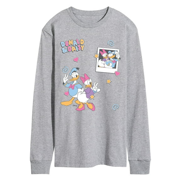 Disney - Donald & Daisy - Men's Long Sleeve Graphic T-Shirt