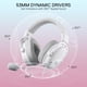 thumbnail image 2 of Auriculares para juegos Redragon H730 USB con cable 360° Sound White, 2 of 8
