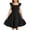 Black, variant on FhsagQ Girls Summer Dresses Smocked Sleeveless With Pockets (White Size 5-6 Years)