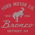 thumbnail image 3 of Ford Motor Co Bronco Detroit MI Women's Long Sleeve T-shirt Vintage Truck Since 1966 4x4 Off Road Adventure Classic Car Fan, 3 of 7