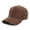 Coffee, variant on HONHUZH Summer Hats Mens Women Corduroy Baseball Cap Adjustable Low Profile Solid Color Plain Hat