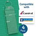thumbnail image 3 of Highwind 4 Pack Cruise Luggage Tag Holder for Suitcases - Compatible with Celebrity 2025 Royal Caribbean Luggage Tag Holders Travel Essentials Cruise Lanyard, 3 of 6
