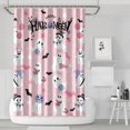 thumbnail image 6 of Halloween Ghost Shower Curtain, Abstract Modern Luxury Bathroom Decor, Spooky Cute Funny Ghosts Decorative Waterproof Washable Cloth Fabric Bathroom Curtain with 12 Hooks 72x72 Inches, 6 of 6
