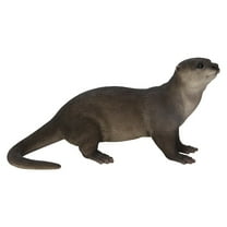 Hi-Line Gift Animal Brown Standing Otter Garden Statue, Weatherproof