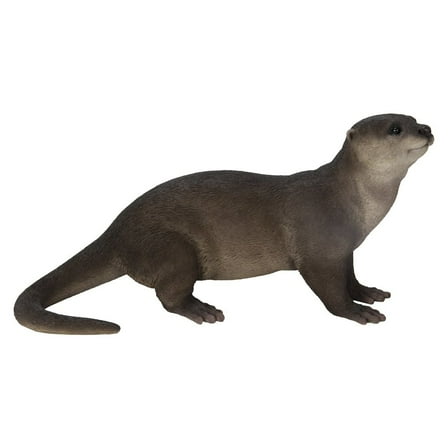 Hi-Line Gift Animal Brown Standing Otter Garden Statue, Weatherproof