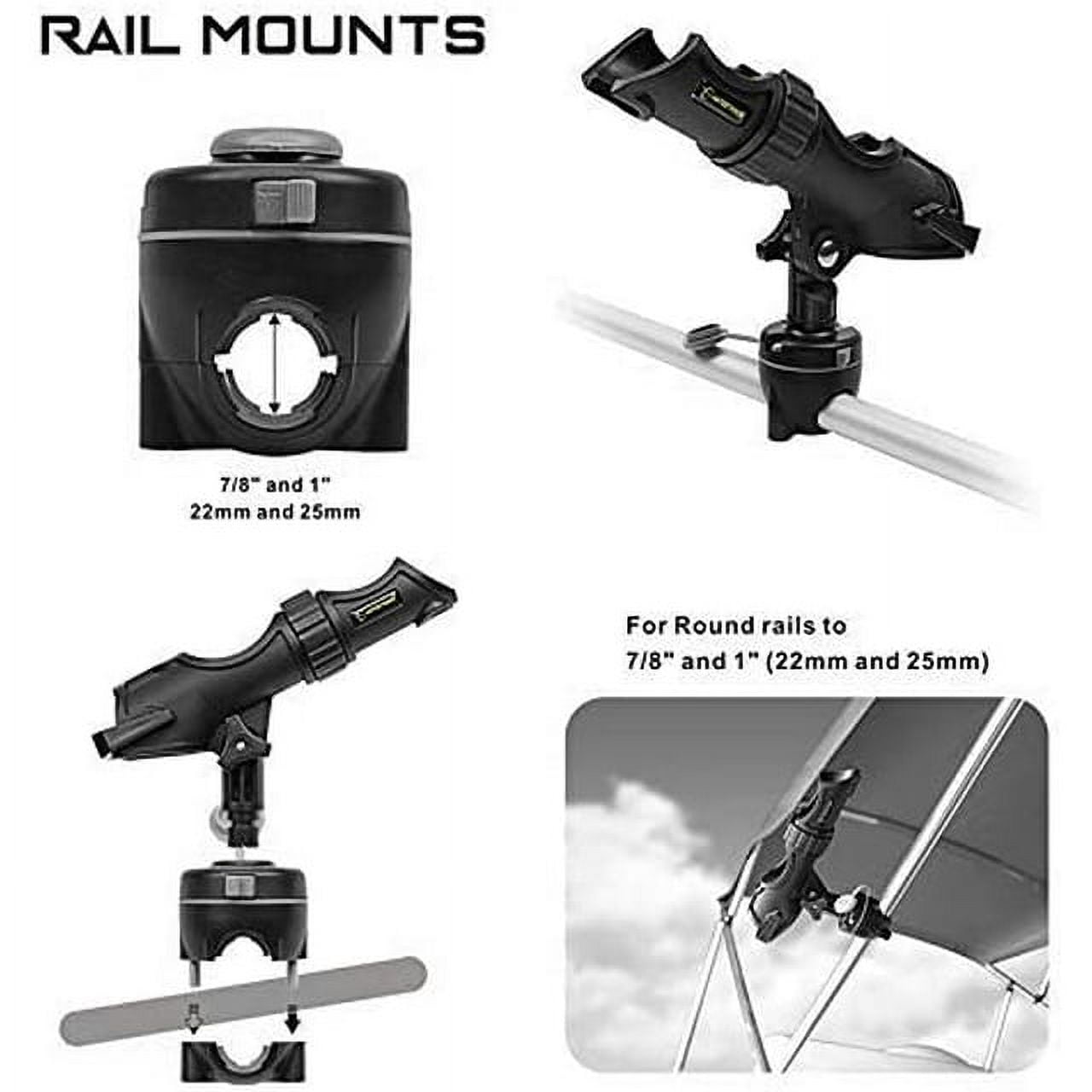 Hitorhike Fishing Rod Holder Universal Fit Kit with Mount Allows