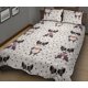 thumbnail image 2 of Cute Boston Terrier Pokka Dot Pattern Juego de Cama Edredón, 2 of 5