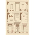 thumbnail image 2 of Buhlmann, J. 17x24 Black Ornate Wood Framed with Double Matting Museum Art Print Titled - Doorways, 2 of 4