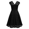 thumbnail image 3 of TAIAOJING Women Floral Print Maxi Dress Lace Skirt Suit Neck Top With Party Skirt Two Piece Suit Dresses Vestidos, 3 of 5