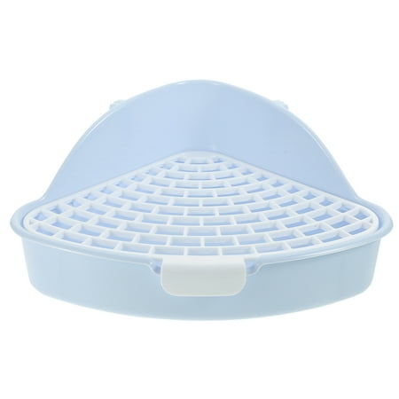 Bunny Litter Box Pet Toilet Triangle Potty Trainer Corner Litter Bedding Box