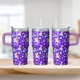 thumbnail image 2 of 20OZ Insulated Unicorn Travel Cup with Handle and Straw Double Wall Stainless Steel Tumbler Coffee Mug Perfect Presents for Women Mom Friends on Birthday Christmas Thanksgiving, 2 of 6