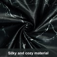 thumbnail image 2 of Kelnaro 2 Pack Satin Pillowcases Standard Size 20"x26", Ultra Silky Soft Breathable Pillow Cases, Hair & Skin Friendly, Black Marbling, 2 of 5