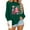 #003-Green, variant on Ounisa Christmas Sweatshirts for Women Tis the season Christmas Outfits Merry Christmas Lightweight Pullover Christmas Tree Christmas Gifts Merry Christmas Letter Graphic Tops